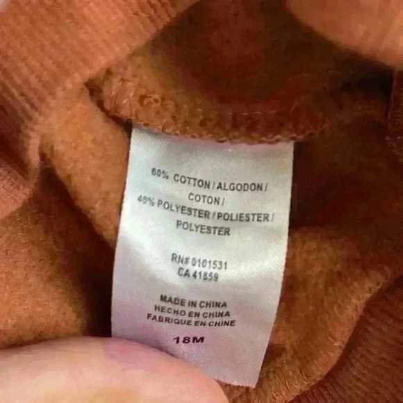 Disney Mickey Mouse Toddler Boys' Brown Pullover Sweatshirt Size 18 Months - Picture 4 of 4